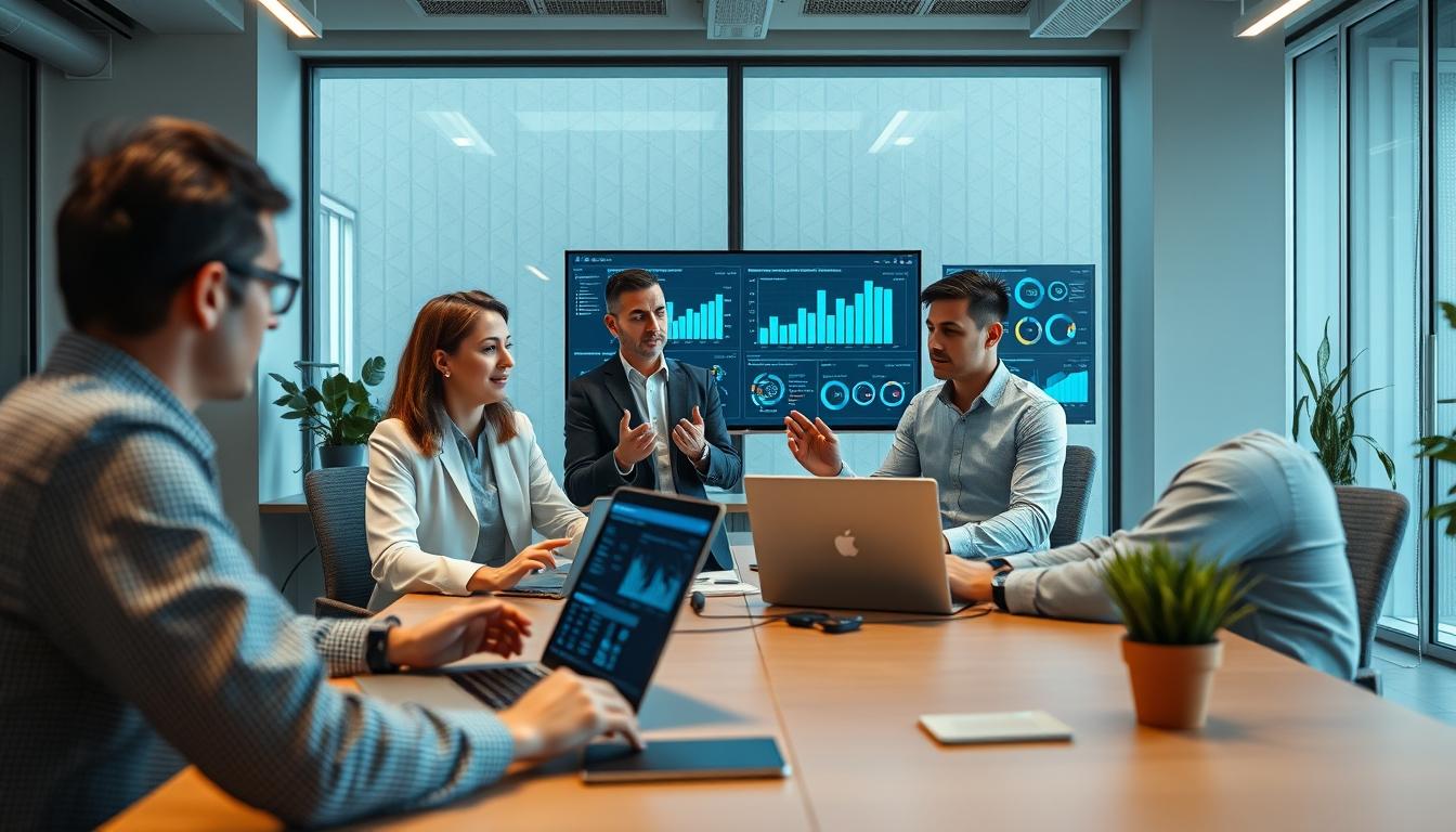 Business software planning session